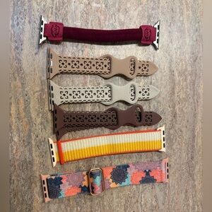 Apple Watch Band in Pink and Silver